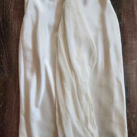 Retrofete Marcia Dress in White Size Medium Sleeveless Maxi Slip NWT - Picture 9 of 15